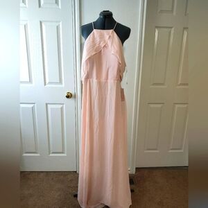 NWT Birdy Grey Blush Pink Gown 3XL